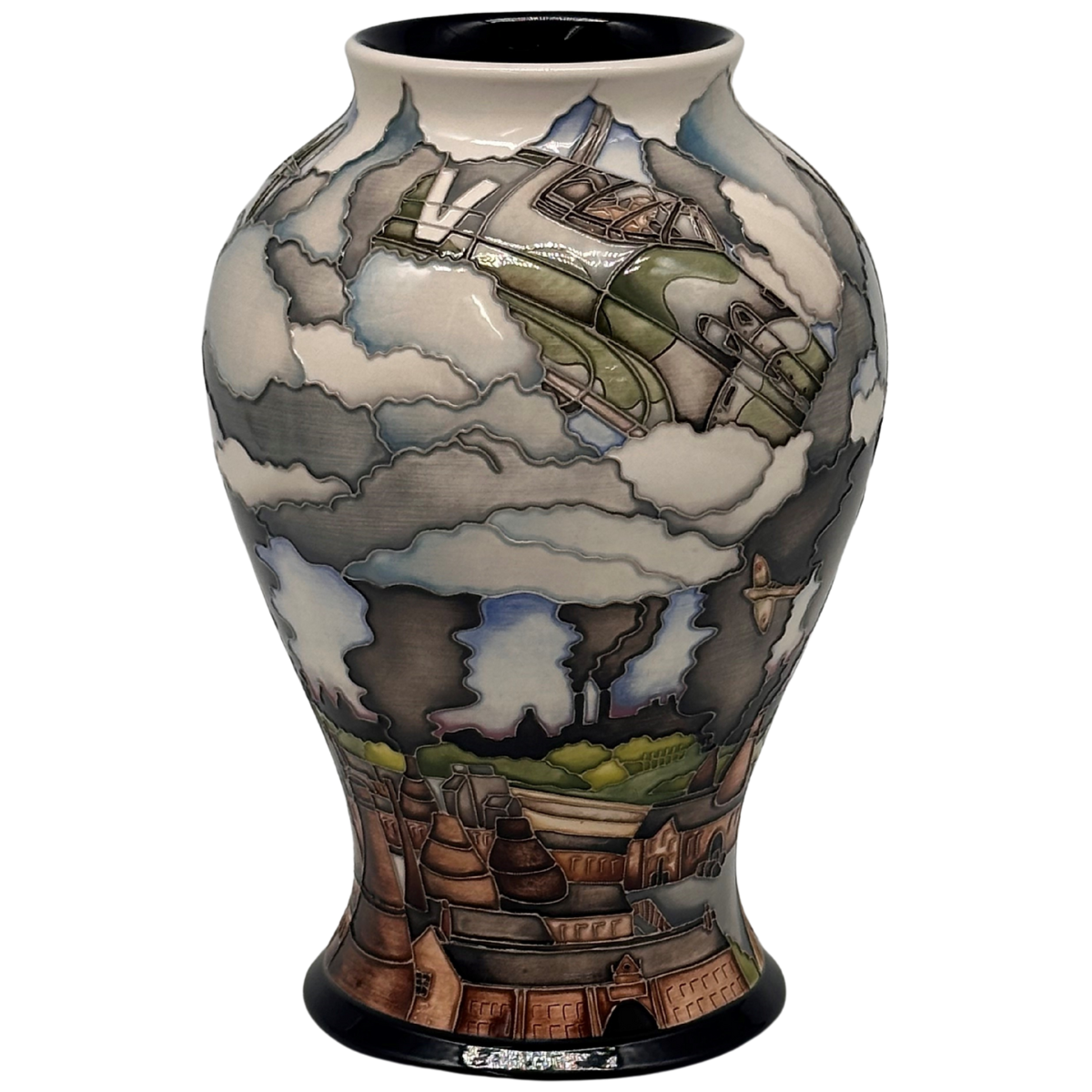 Over the Skies of Stoke - Vase